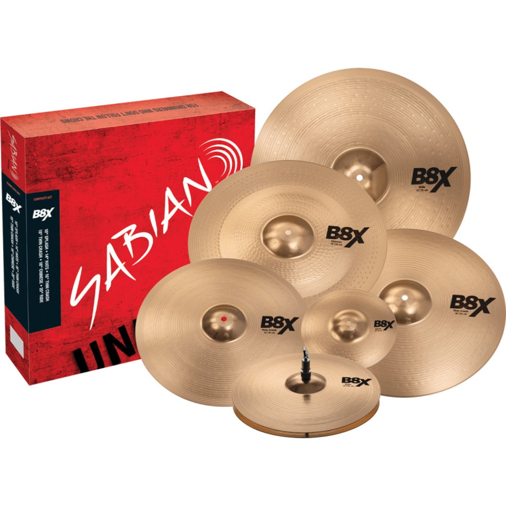 Sabian Cymbal Packs Sabian 45006X B8X Complete Cymbal Set