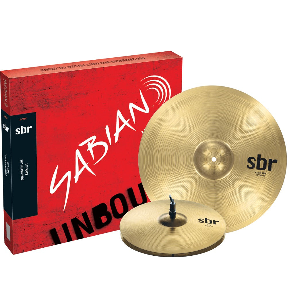 Sabian Cymbal Packs Sabian SBR5002 SBR 14"X18" Cymbal Set - Pack of 2