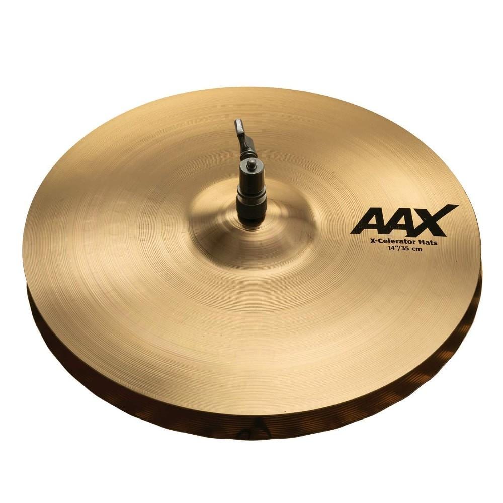 sabian hi hat cymbals sabian 21402xlb 14" aax x celerator hi hats cymbal