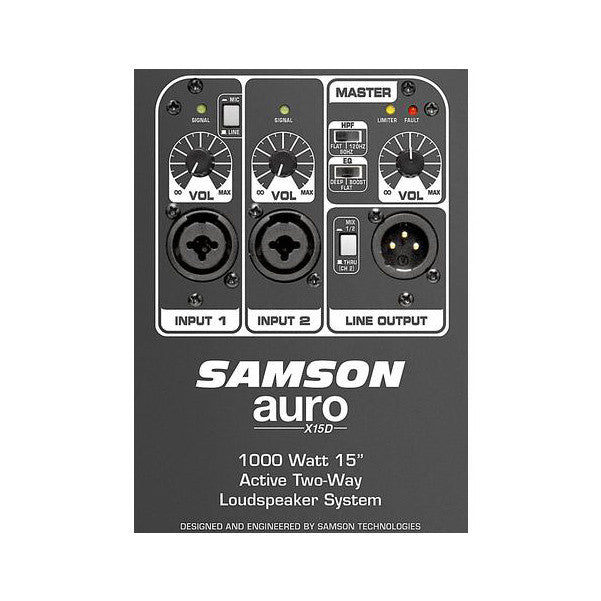 samson active pa speakers samson auro x15d 2-way active loudspeaker