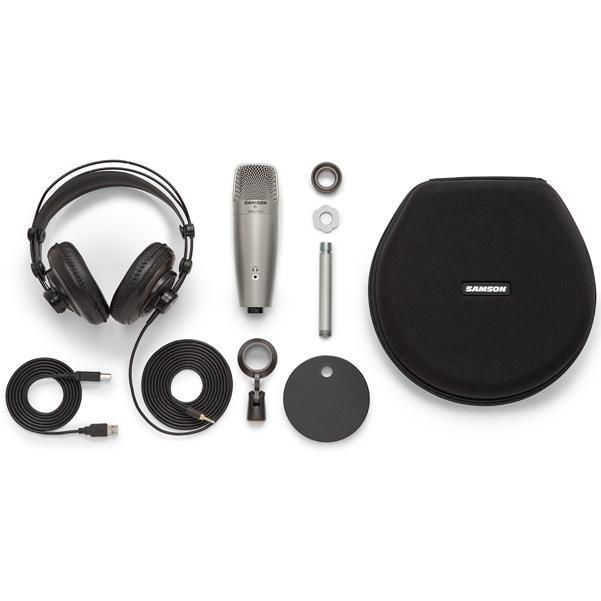 samson condenser microphones samson c01u pro podcasting pack usb studio condenser microphone with accessories