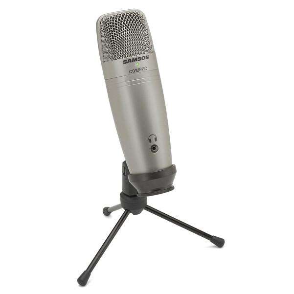 samson condenser microphones samson c01u pro usb studio condenser microphone - open box
