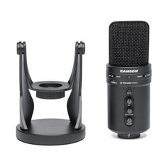 Samson Condenser Microphones Samson G-Track Pro Professional USB Condenser Microphone with Audio Interface- Black