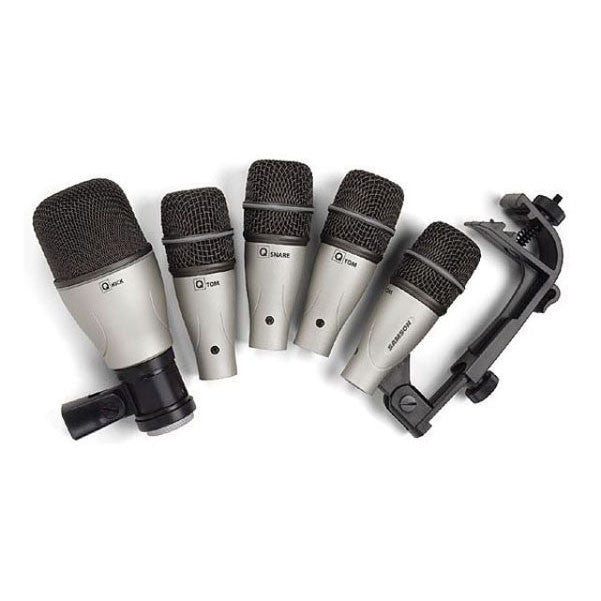 samson drumkit microphones samson 5kit - 5-piece drum mic set