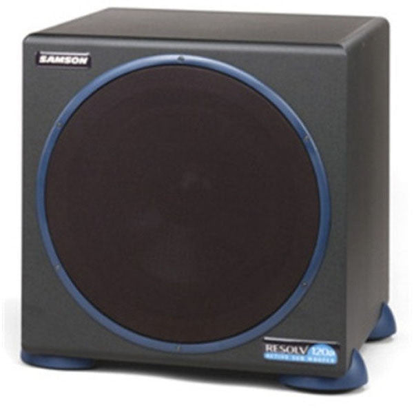 samson installed sound samson resolv 120a - active subwoofer