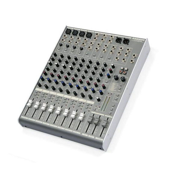 samson line mixers samson mdr1248 12 channel 4 mic/line mixer with dsp