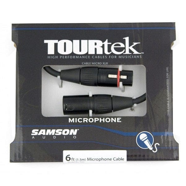 samson microphone cables samson tm6 6 feet tourtek microphone cable