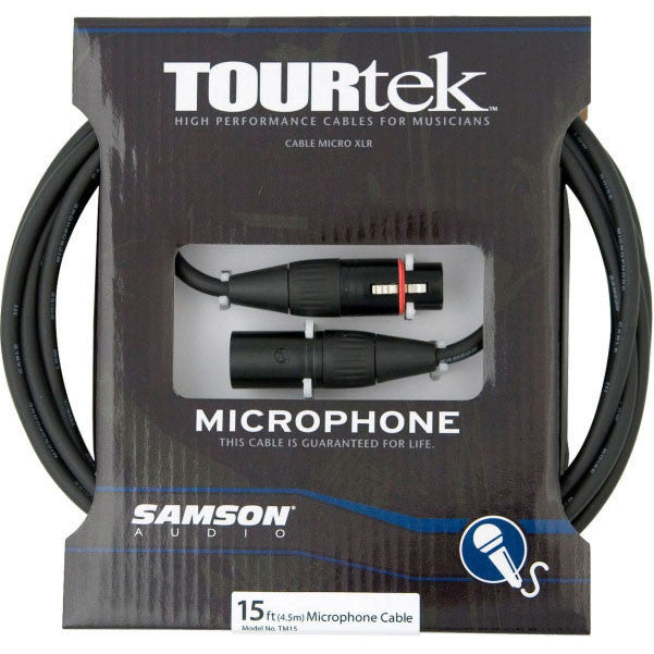 samson microphone cables samson tourtek tm15 microphone cable 15ft