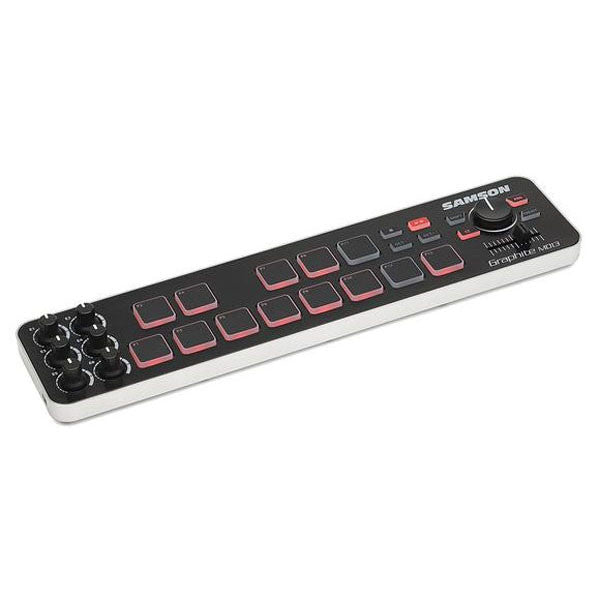 samson midi controllers samson graphitemd13 mini usb midi controller