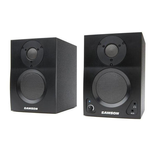samson monitor speakers samson mediaone-3abt active monitors with bluetooth - pair