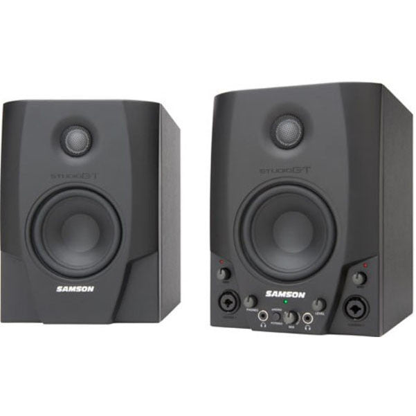 samson monitor speakers samson studio gt active nearfield usb studio monitors (pair)