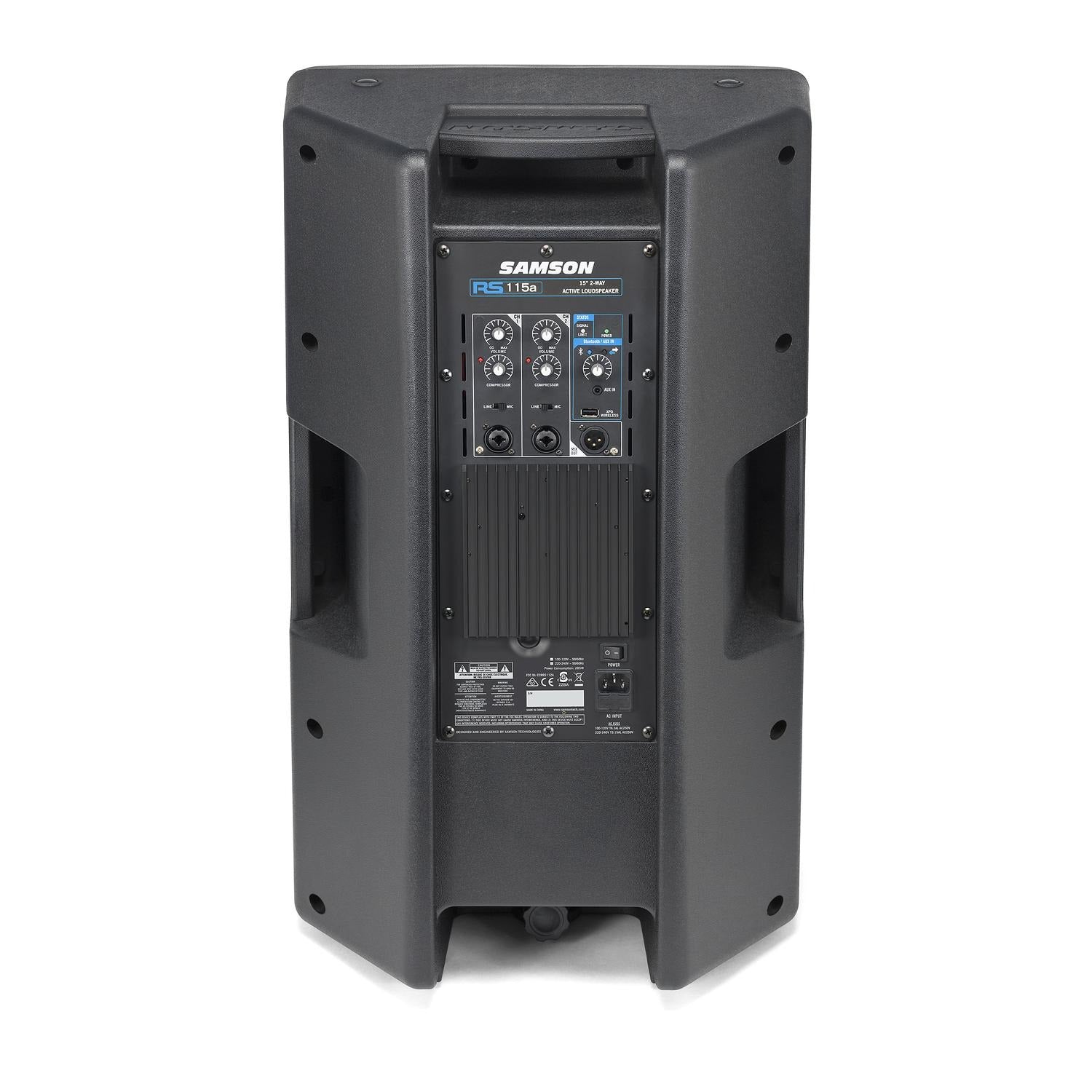 Samson Multimedia Speakers Samson 400W 2 Way Active Loudspeaker With Bluetooth- Black