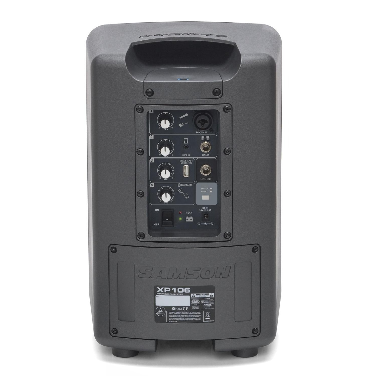 Samson Portable Pa Systems Samson Expedition XP106w Portable PA System