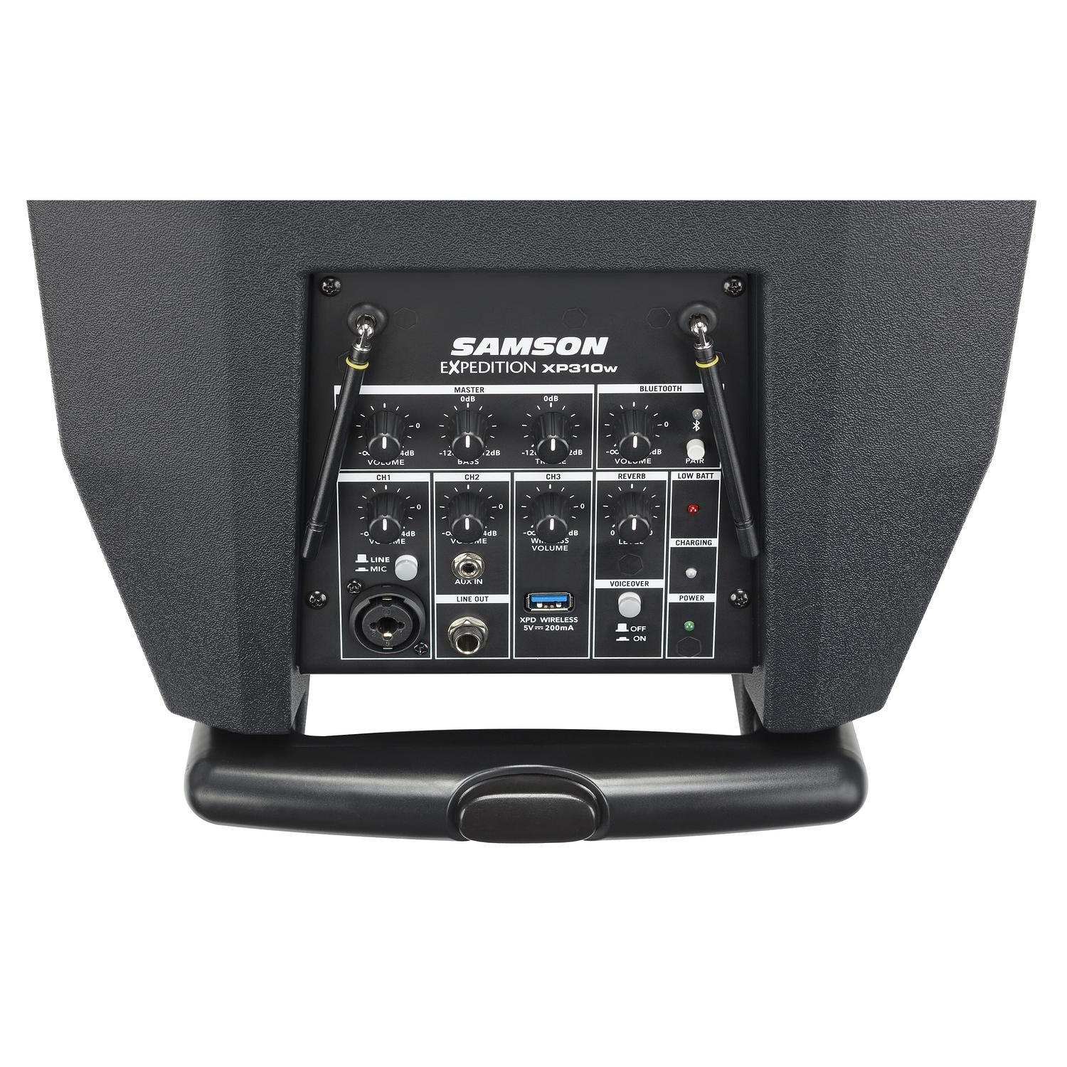 Samson Portable Pa Systems Samson Expedition XP310w Rechargeable Portable PA with Handheld Wireless System & Bluetooth