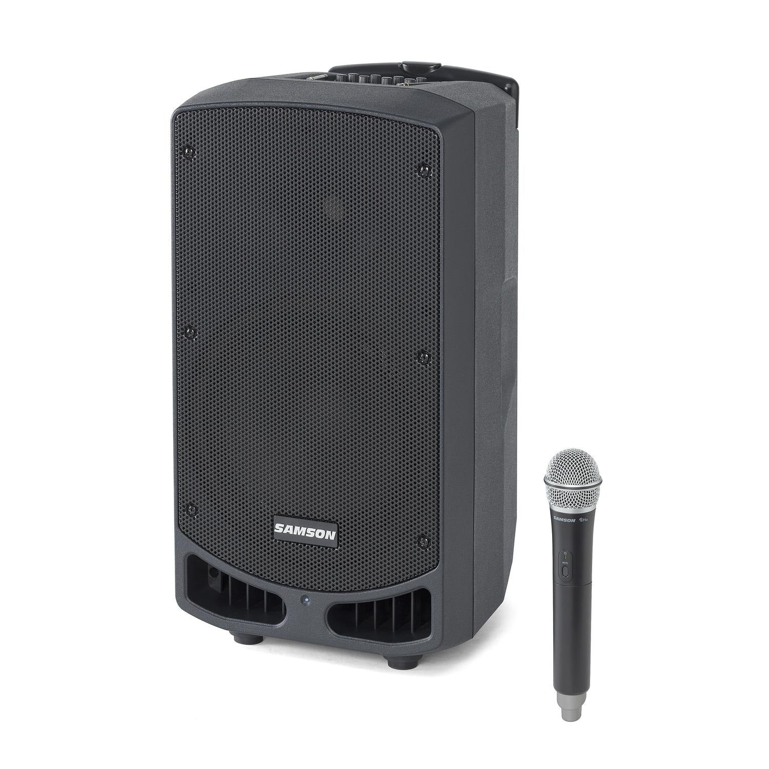 Samson Portable Pa Systems Samson Expedition XP310w Rechargeable Portable PA with Handheld Wireless System & Bluetooth