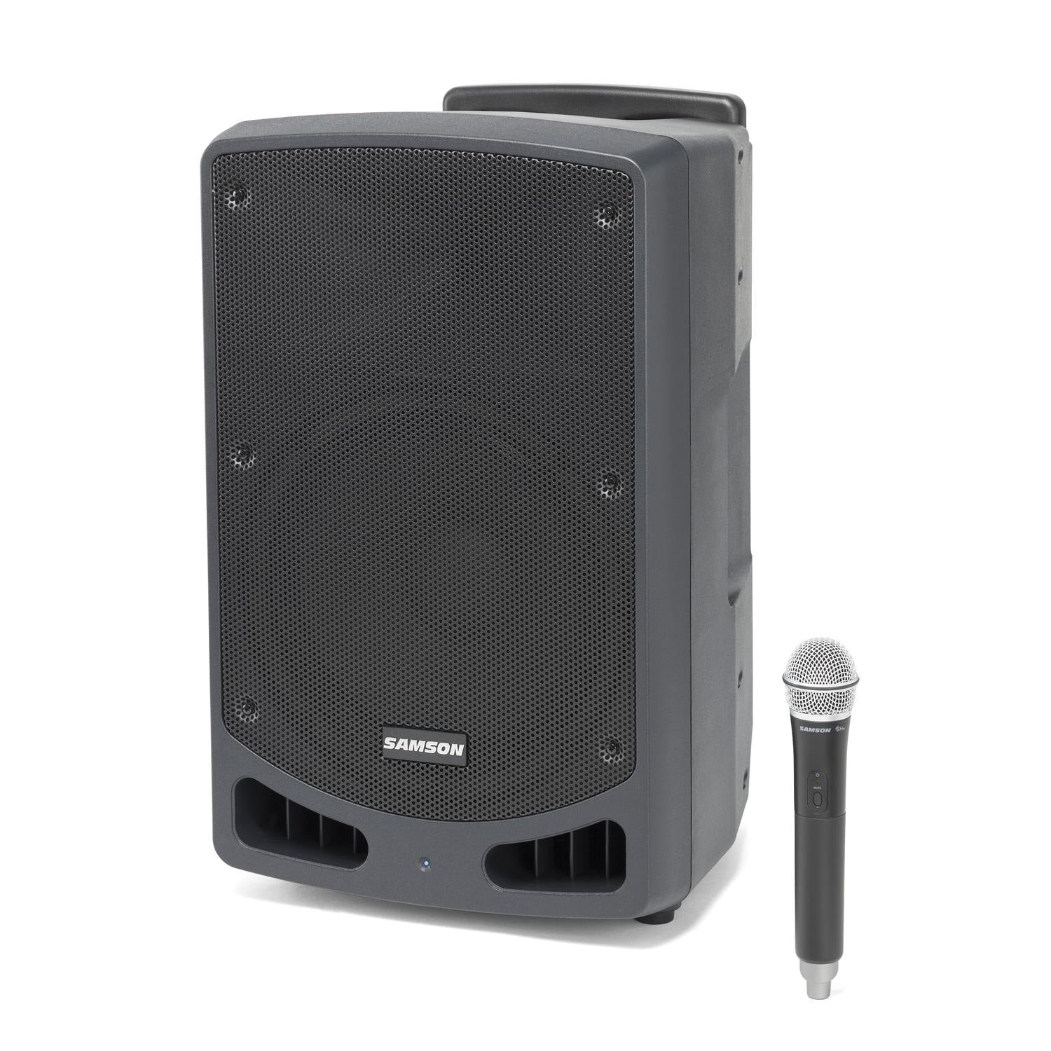 Samson Portable Pa Systems Samson Expedition XP312w Rechargeable Portable PA With Handheld Wireless System & Bluetooth