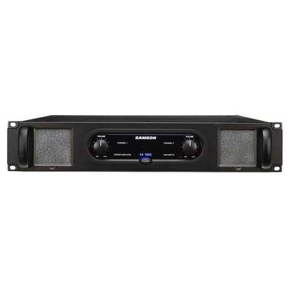 samson power amplifiers samson sx1800 1200w stereo power amplifier
