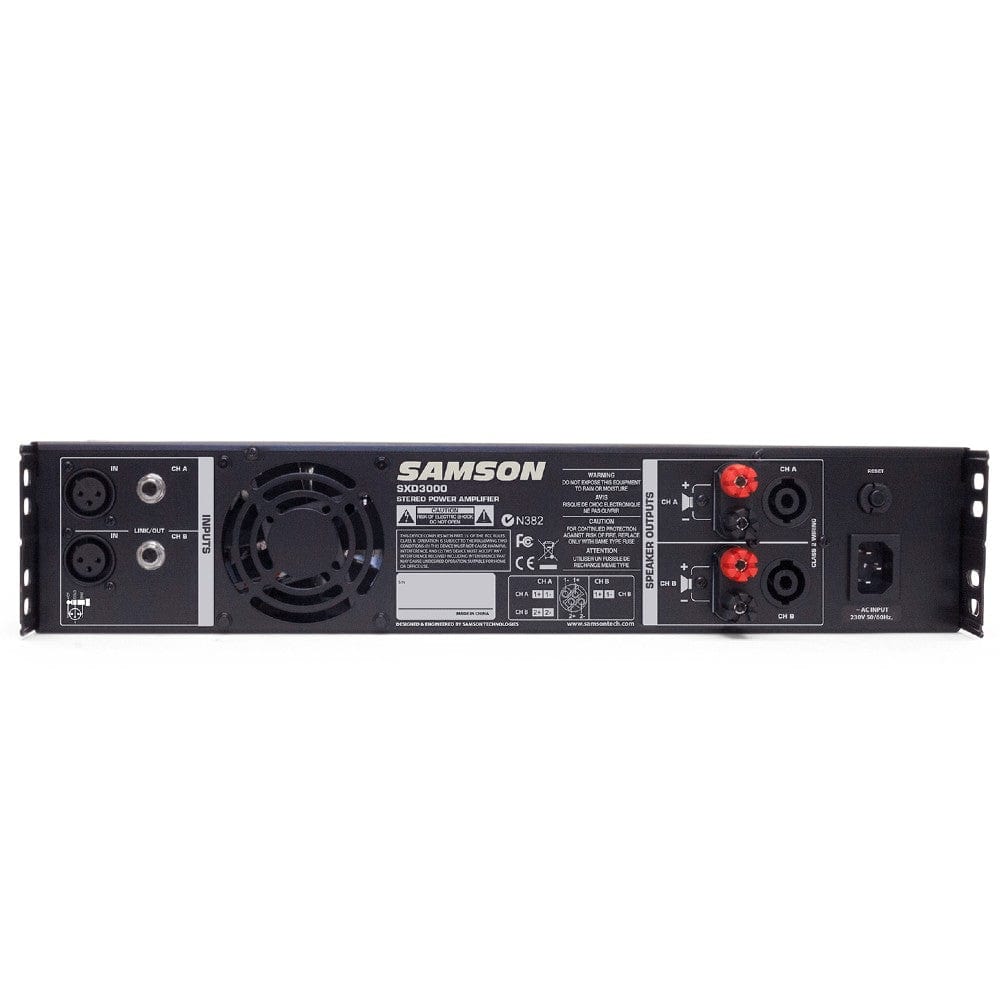 samson power amplifiers samson sxd3000 power amplifier with dsp