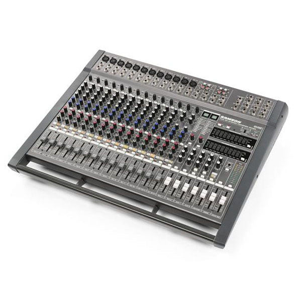 samson powered mixers samson txm20 tabletop 1000w powered mixer