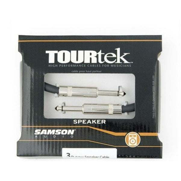 samson speaker cables samson satsq3 3-feet speaker cable with 1/4-inch connectors