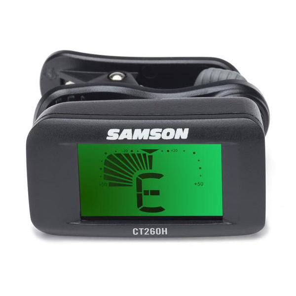 samson tuners samson ct260h clip-on chromatic tuner
