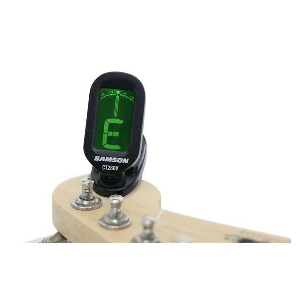 samson tuners samson ct260v clip-on chromatic tuner