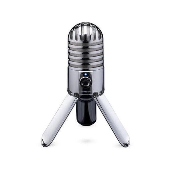 samson usb microphones chrome samson meteor mic - usb studio microphone