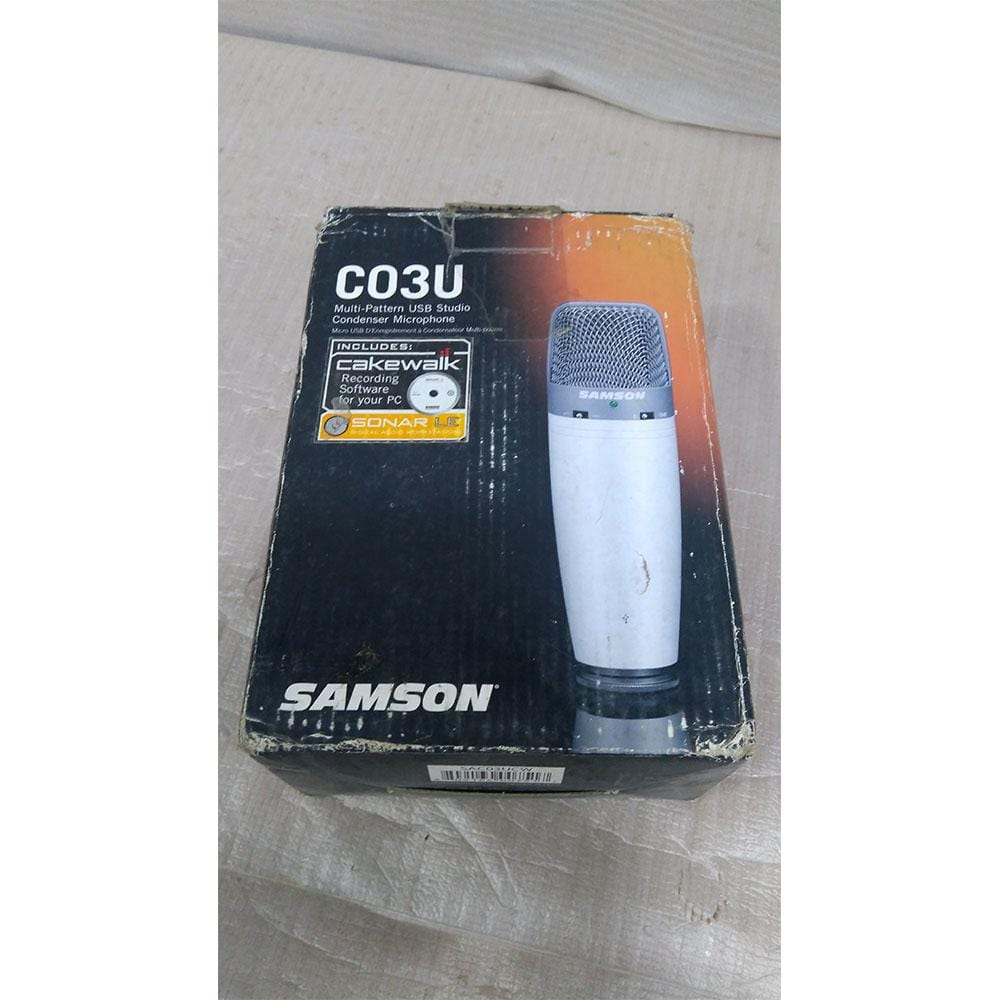 samson usb microphones samson c03u multi-pattern usb microphone - open box b stock