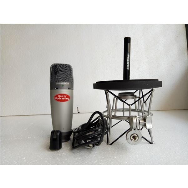 samson usb microphones samson c03u usb recording/podcasting pak - open box
