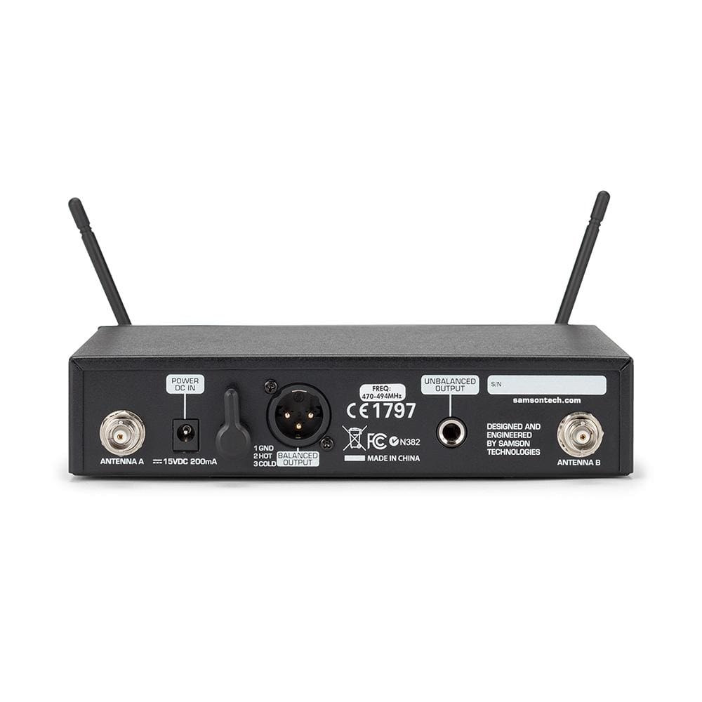 samson wireless systems samson cr99 handheld wireless system with q8 #title_channel-q8f