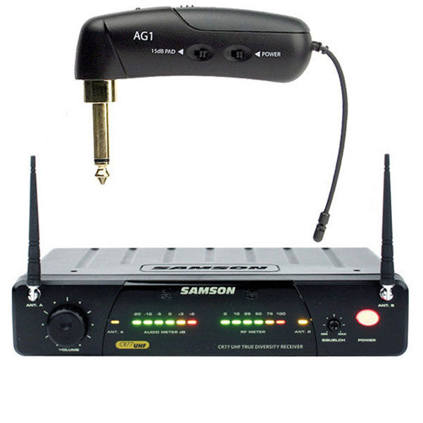samson wireless systems samson gibson guitar system (ag1/cr77)