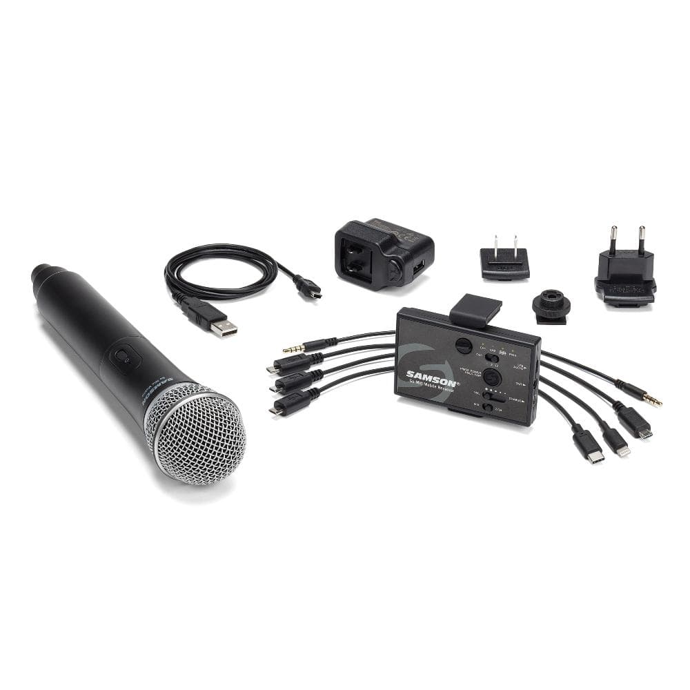 samson wireless systems samson go mic mobile handheld wireless system with q8 microphone