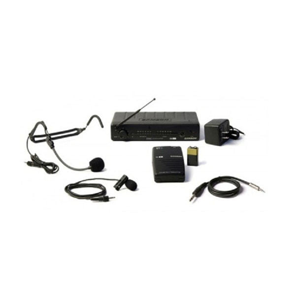samson wireless systems samson stage 5 - 3 in 1 system (gtr/lm5/hs5)