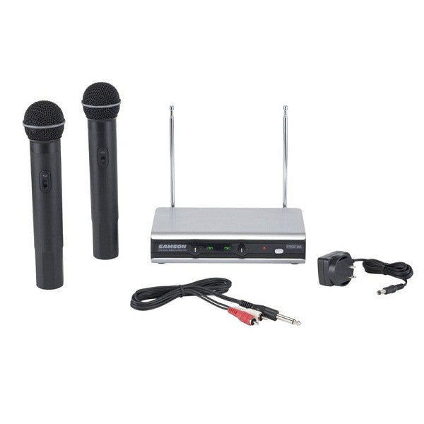samson wireless systems samson stage v266 handheld system with 2 ht6 tx