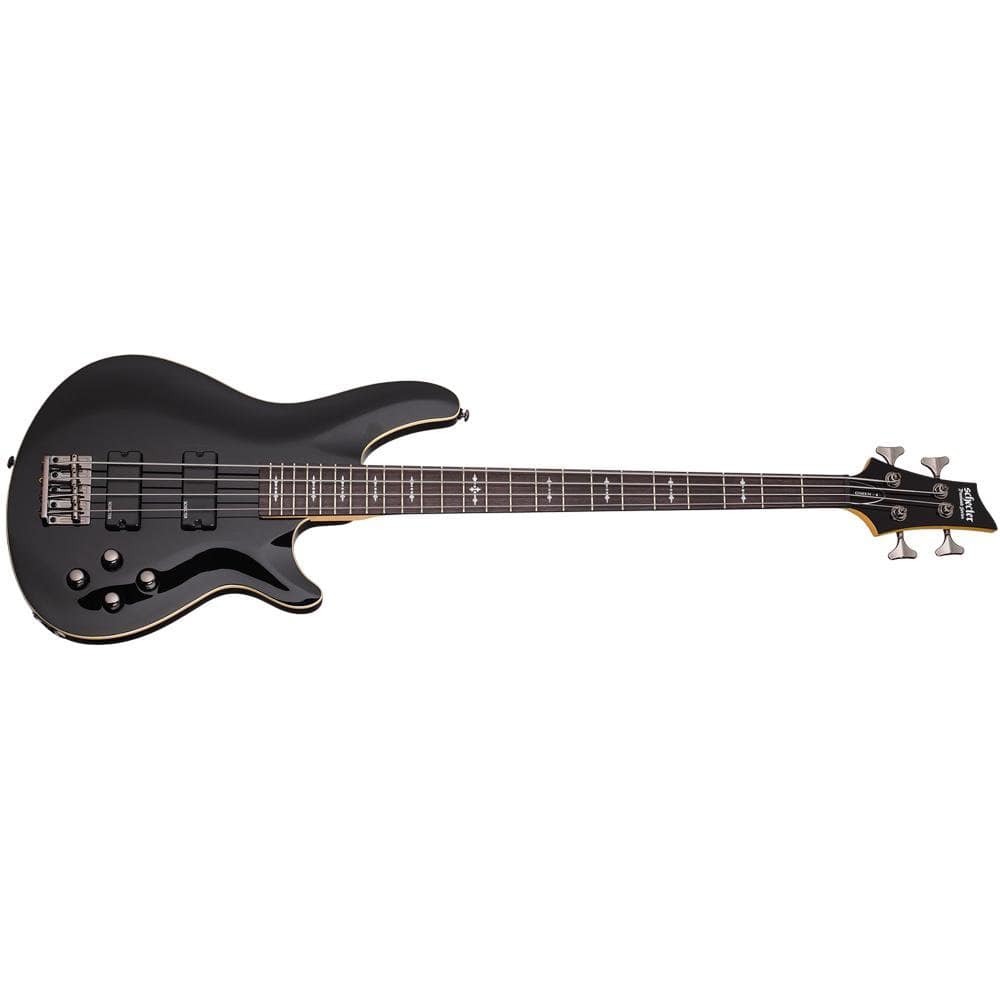 schecter bass guitars gloss black - blk schecter omen-4 4-string bass guitar #color_gloss-black---blk