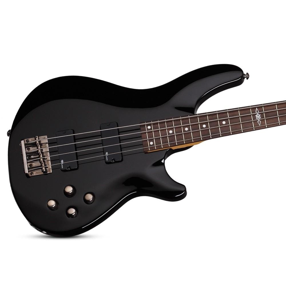 schecter bass guitars schecter guitar research sgr c-4 4 string bass guitar with gig bag