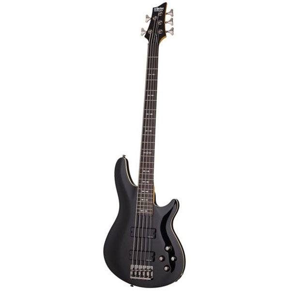 schecter bass guitars schecter omen-5, 5-string bass guitar, 2012, black
