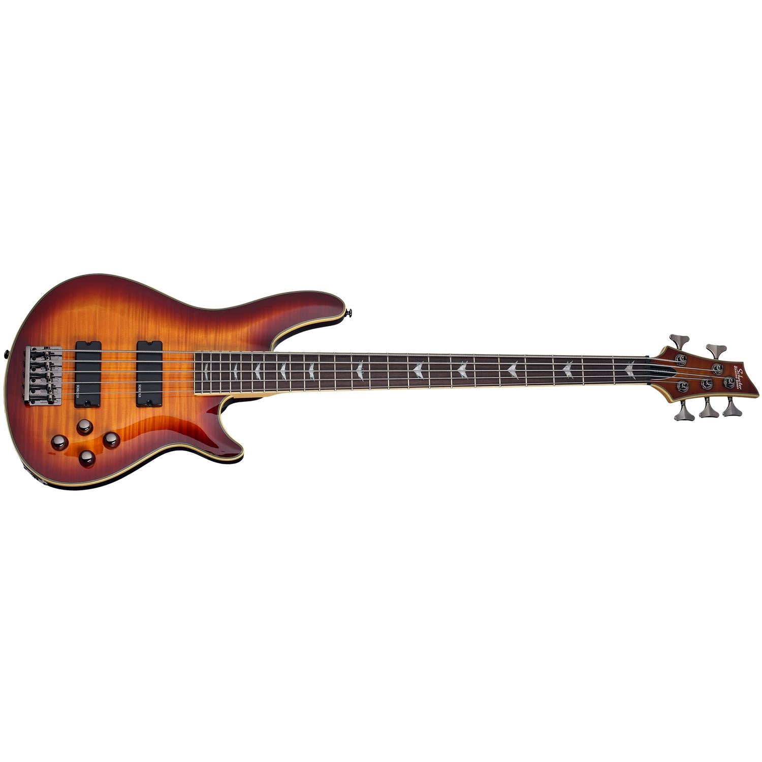 Schecter Bass Guitars Vintage Sunburst Schecter Omen Extreme-5 5-String Bass Guitar