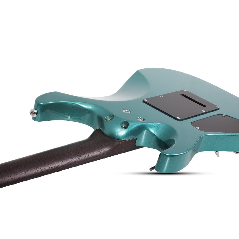 schecter electric guitars arctic jade schecter aaron marshall am-6 6 string electric guitar