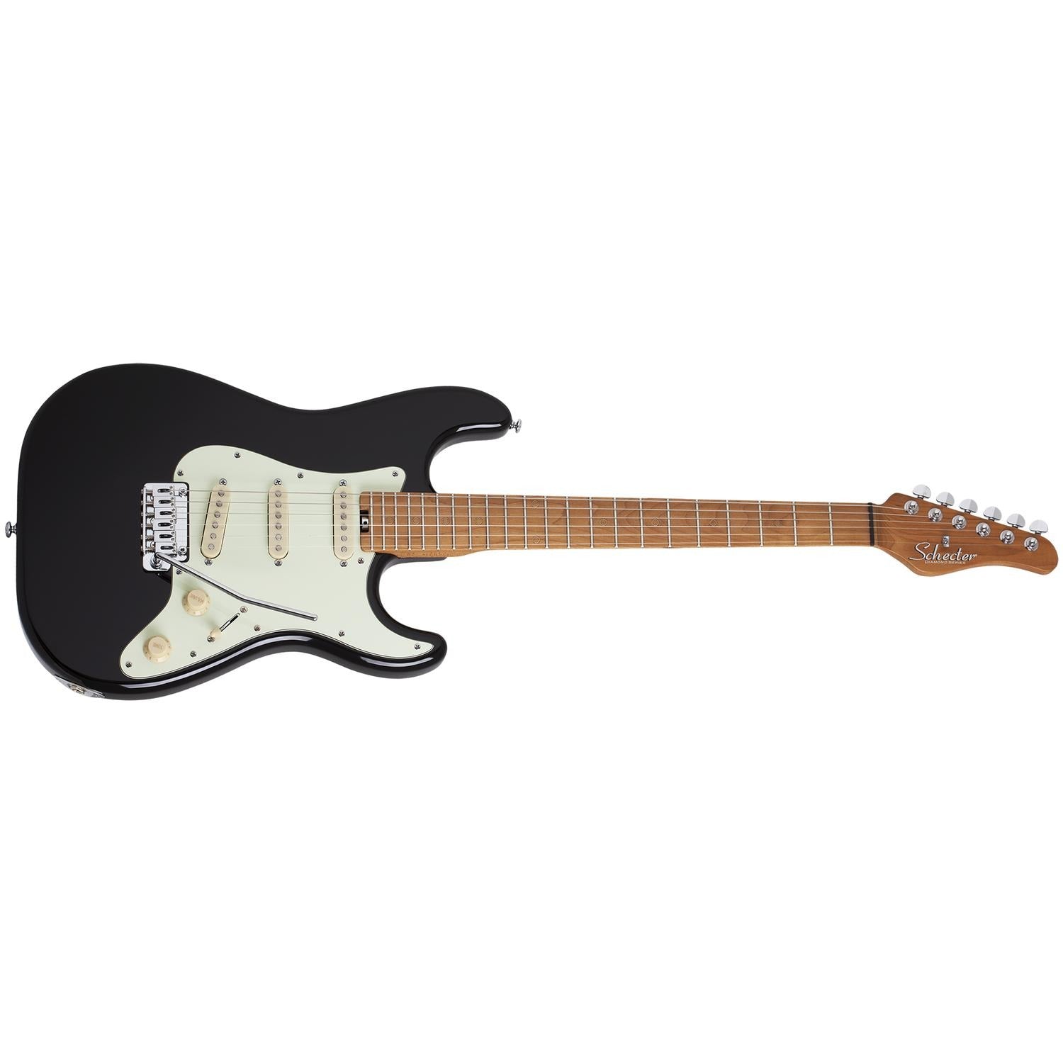 Schecter Electric Guitars Atomic Ink Schecter Nick Johnston Traditional SSS 6 String Electric Guitar