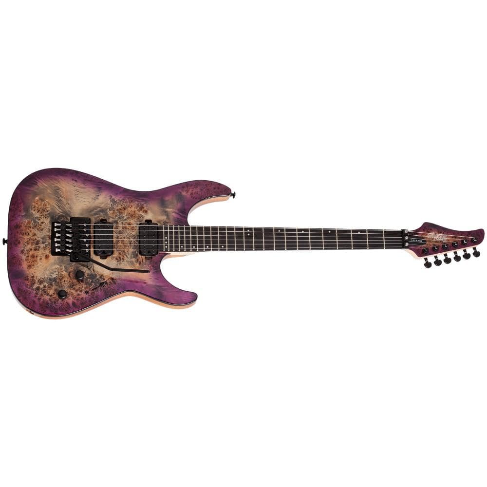 schecter electric guitars aurora burst schecter c-6 pro fr 6-strings electric guitar