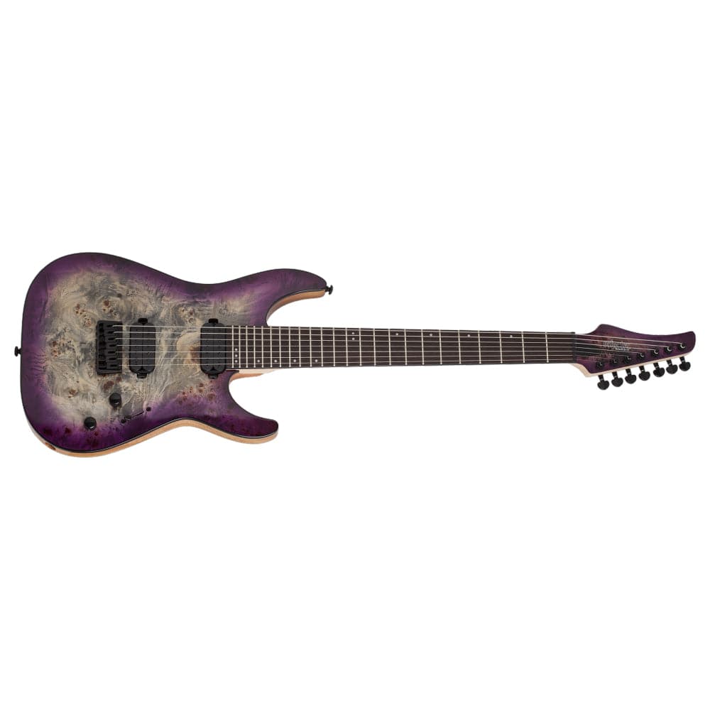 schecter electric guitars aurora burst schecter c-7 pro 7 string electric guitar