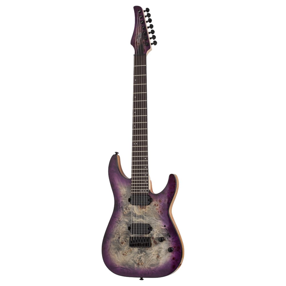 schecter electric guitars aurora burst schecter c-7 pro 7 string electric guitar