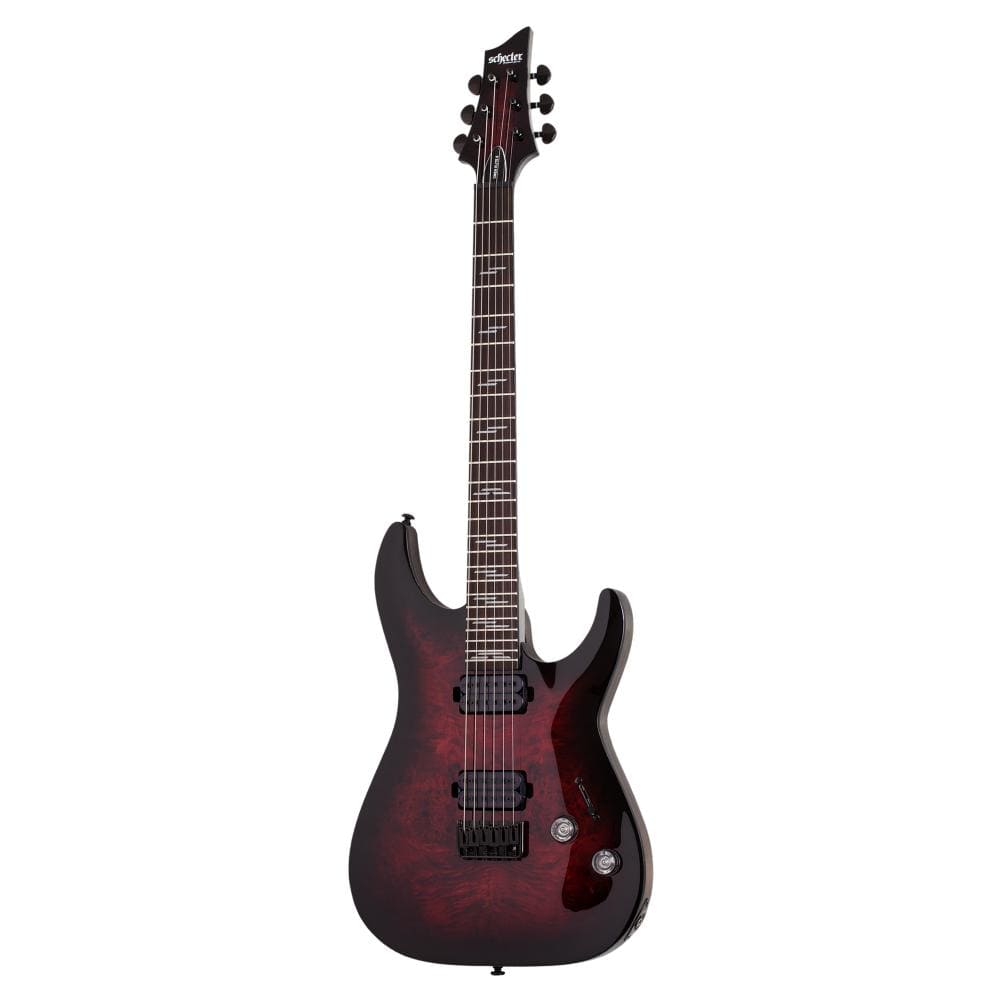 schecter electric guitars black cherry burst schecter omen elite 6 electric guitar
