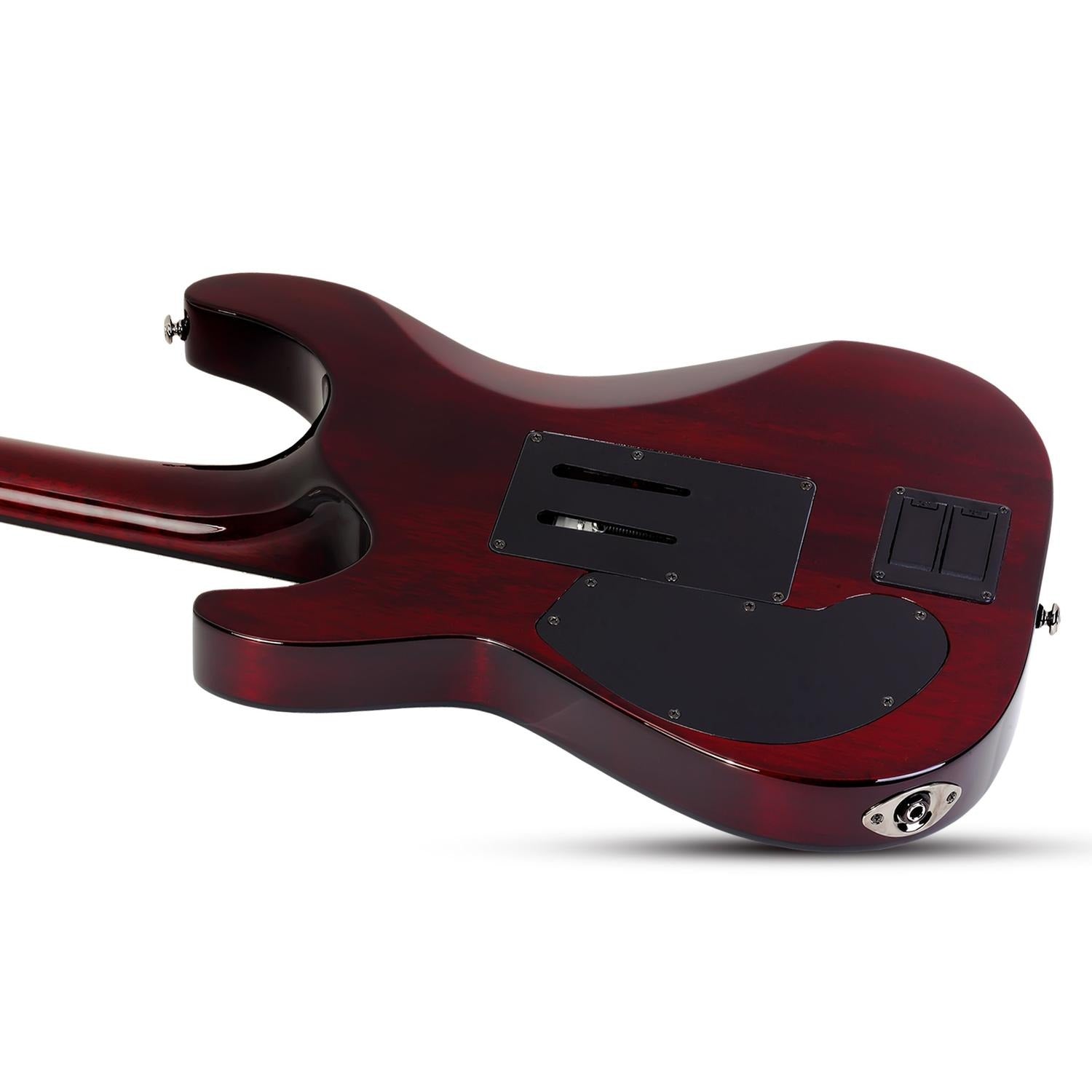 Schecter Electric Guitars Black Cherry Schecter Hellraiser C-1 FR S 6 String Electric Guitar