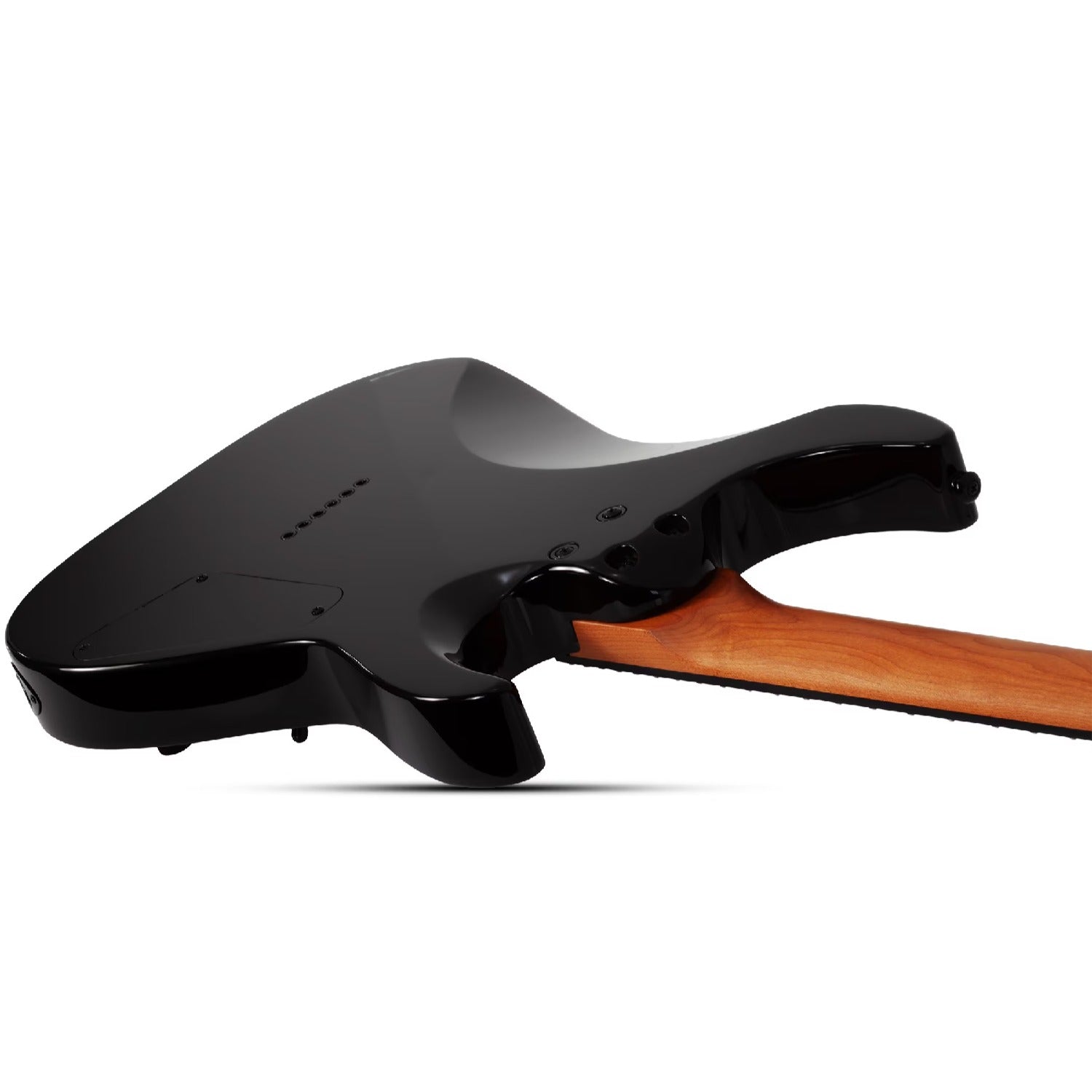 Schecter Electric Guitars Black Fade Burst Burl Schecter C-1 Standard 6 String Electric Guitar - Left Handed