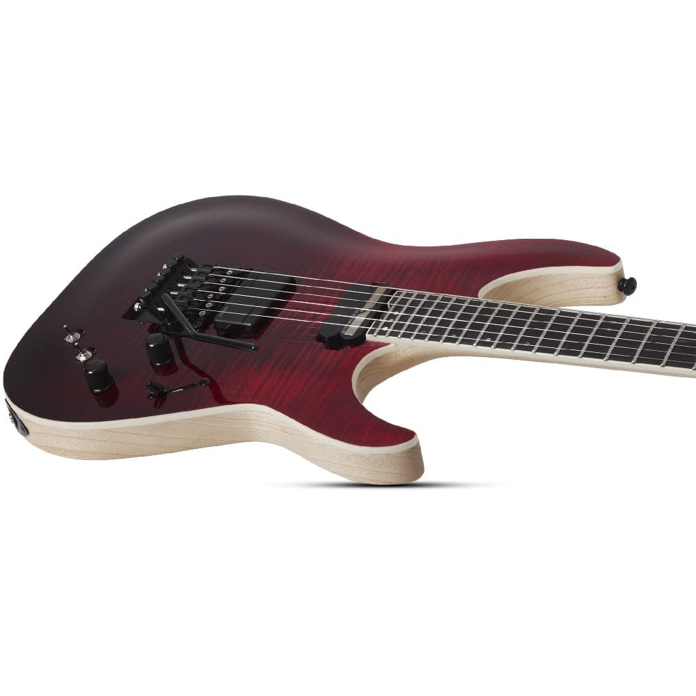 schecter electric guitars blood burst schecter c-1 fr s sls elite 6 string electric guitar