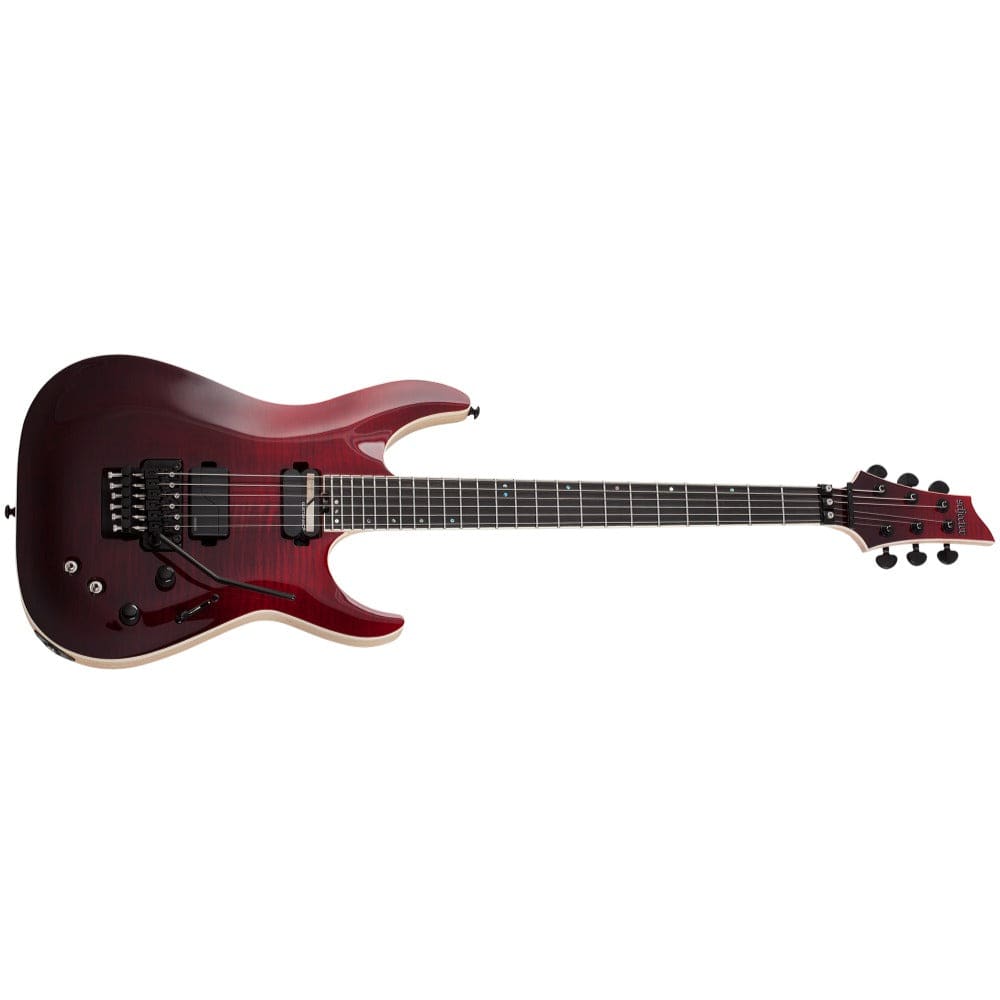 schecter electric guitars blood burst schecter c-1 fr s sls elite 6 string electric guitar