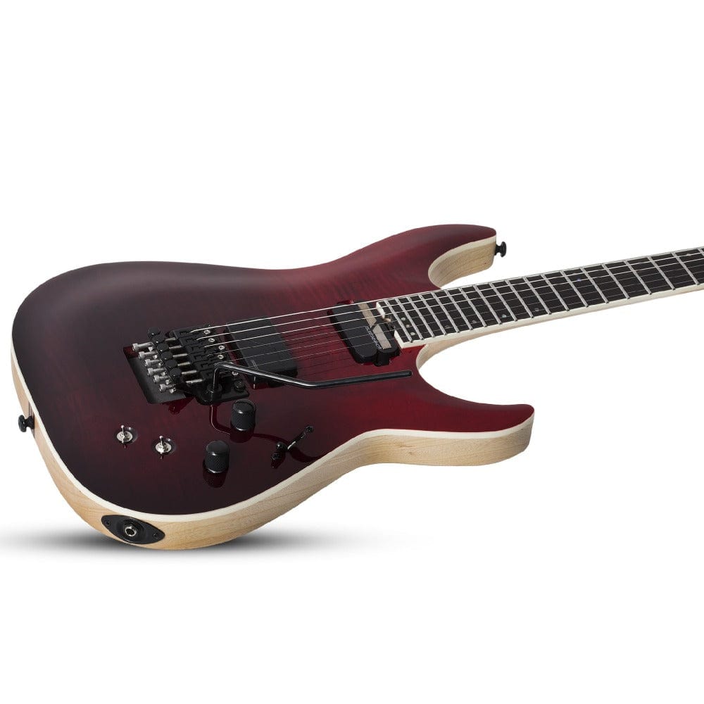 schecter electric guitars blood burst schecter c-1 fr s sls elite 6 string electric guitar