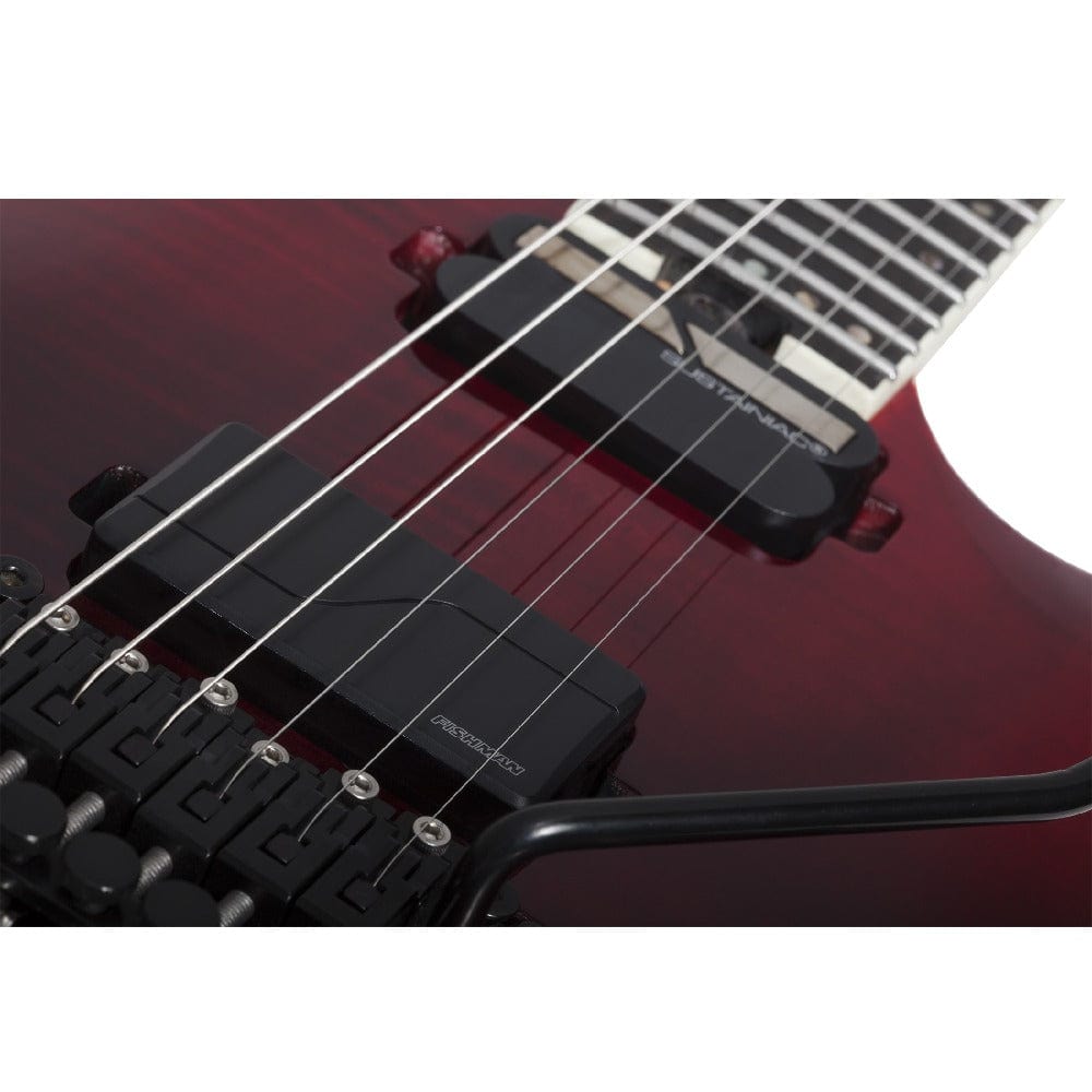 schecter electric guitars blood burst schecter c-1 fr s sls elite 6 string electric guitar